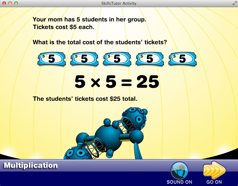 Math Fact Fluency Planetarium Scene Facts Explanation