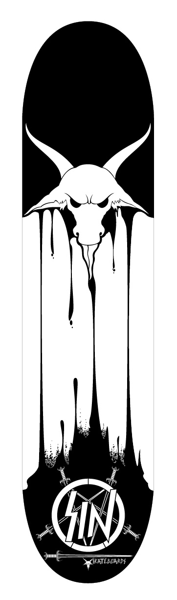 Sin Skateboard Deck