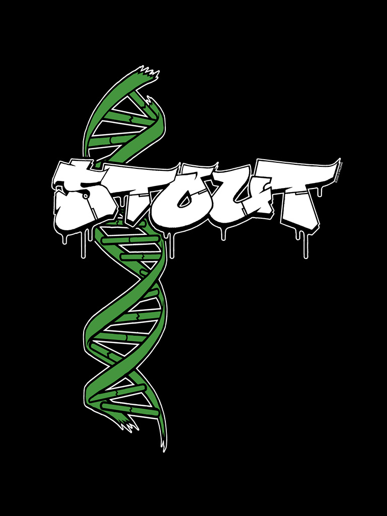 Stout Hate D.N.A. Tee Shirt Design Front